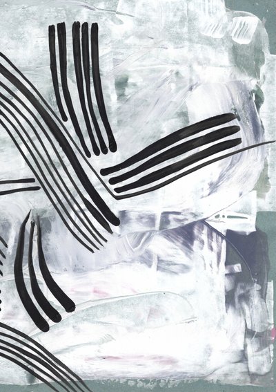 Traços ousados, linhas abstratas de Annick
