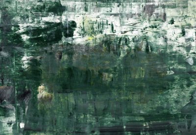 Camadas abstratas em verde escuro de Annick