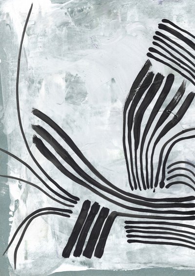 Linhas abstratas dinâmicas de Annick