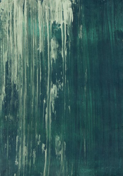 Abstrato em azul-petróleo fluido de Annick