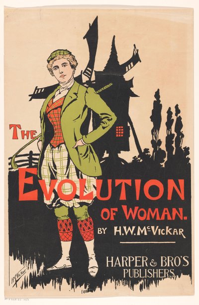 Publicidade para a evolução da mulher por Harry Whitney McVickar, 1896 de Anonymous
