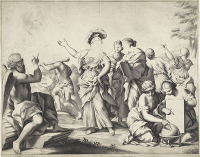 Alegoria com Minerva de Anonymous