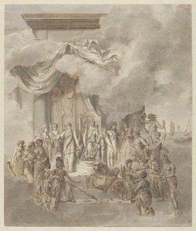 Alegoria do reinado do Rei Guilherme I, 1838 de Anonymous