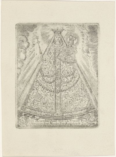 Estátua da Doce Senhora de Den Bosch O Miraculous Beldt de Nossa Senhora do Hertogen Bos Mother Der Soetigheydt (...) de Anonymous