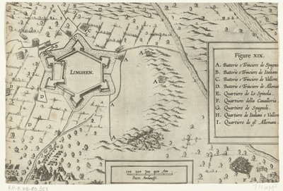 Cerco e conquista de Lingen por Spinola, 1605 de Anonymous
