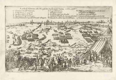 Beleg van Valenciennes, 1567
Cerco de Valencena sob o comando de Margarita Duquesa de Parma. 1567 (título sobre o objecto) de Anonymous