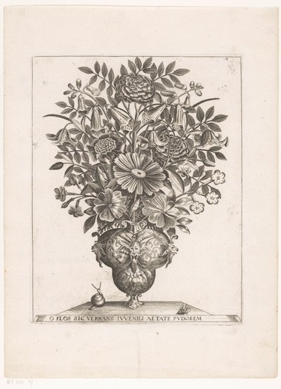 Bloemen em vaas conheceu mascarados O FLOR QUE NASCE A JUVENTUDE NA IDADE DA VERGONHA (título no objeto) de Anonymous