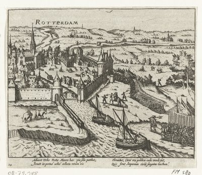 Bossu invade Rotterdam, 1572 de Anonymous