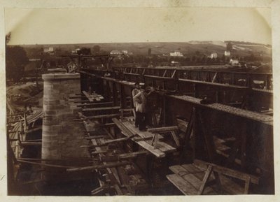 Ponte em construção em França de Anonymous