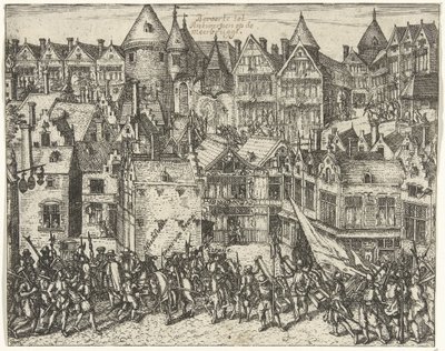 motim calvinista em Antuérpia, 1567 de Anonymous