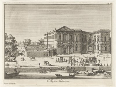 Collegio Helvetia em Milão Collegium helveticum (título no objeto) Edifícios Magesyn der Italiaense (título da série) de Anonymous