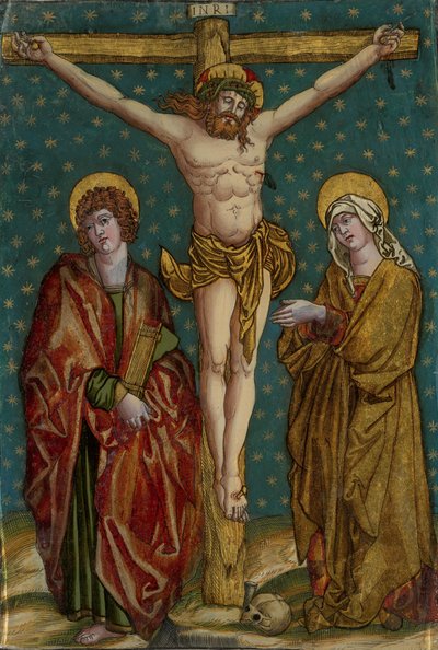 Crucificação de Cristo, com a Virgem e São João de Anonymous