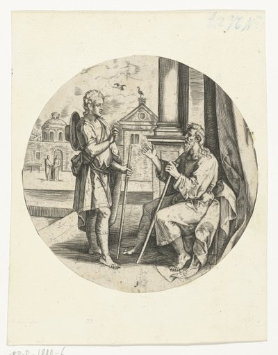 As palavras de Tobit ao seu filho Tobias
História de Tobias (título da série) de Anonymous