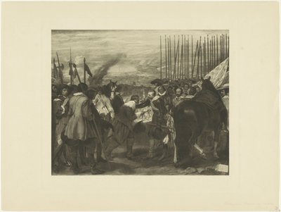 A rendição de Breda, a Velázquez de Anonymous