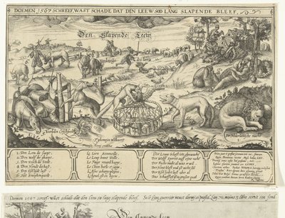 O leão adormecido, 1567
O Leão Adormecido (título sobre o objecto) de Anonymous