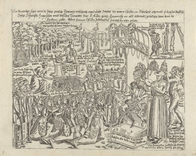 O trono do duque de Alba, 1569 (cópia) de Anonymous