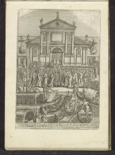 Doge en Serenissima Signoria voor de kerk van San Giorgio Maggiore te Venetië
Scènes uit het Venetiaanse leven (título da série)
Habiti d