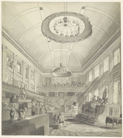 Primeira Assembleia Nacional em Haia, 1796 de Anonymous