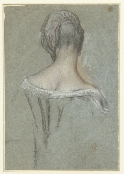 Senhora elegante, por trás de Anonymous