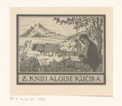 Ex libris por Aloise Kučíka de Anonymous