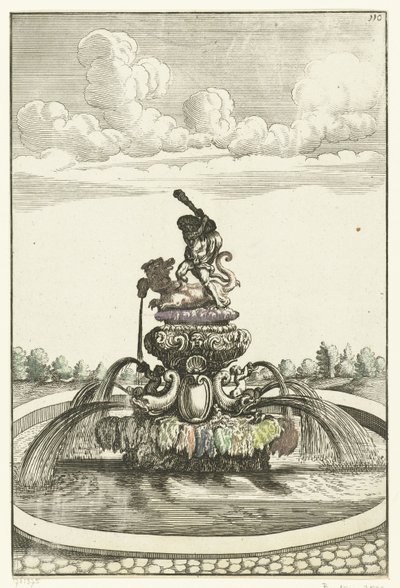 Fontein conheceu Hércules em Ladon Arquitetura Curiosa Nova (título da série) de Anonymous
