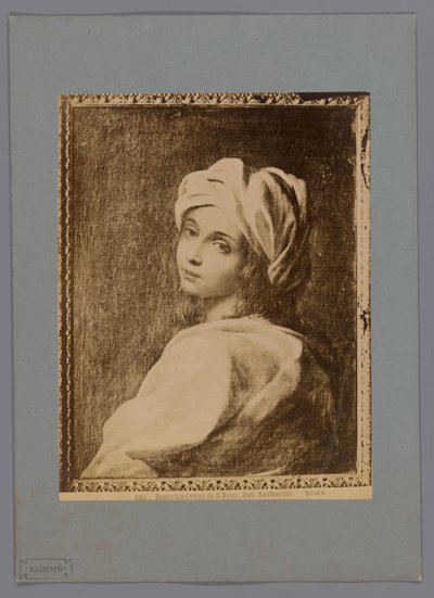 Fotoreprodução de um retrato pintado de Beatrice Cenci de Guido Reni, na Galleria Barberini, em Roma
Beatrice Cenci di G. Reni - Gall. Barberini (título sobre o objecto)
Roma (título da série sobre o objecto) de Anonymous