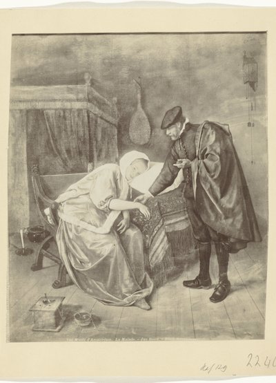 Fotoreprodução do quadro A mulher doente por Jan Steen
Musée d