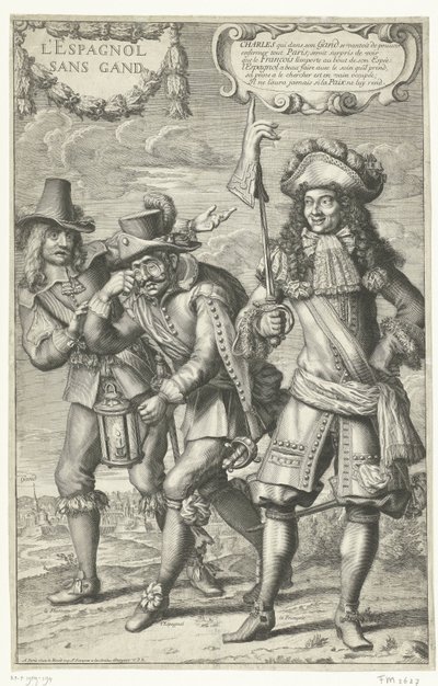 Caricatura francesa da perda de Ghent, 1678 L