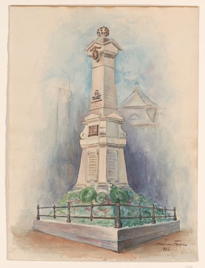 Coluna memorial do Almirante M.A. de Ruyter em Debrecen de Anonymous