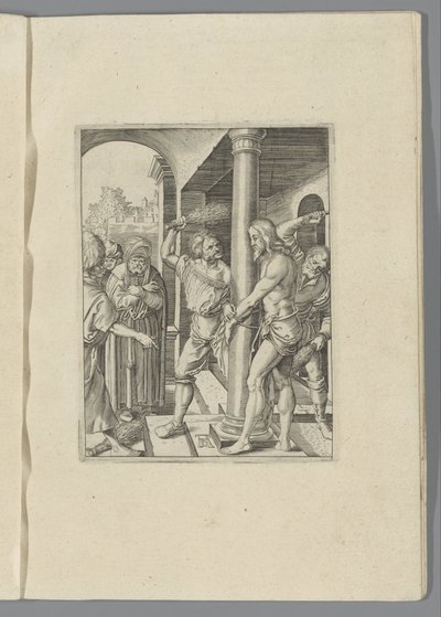 Flagelo de Cristo A Pequena Paixão (título da série) Passio Christi Ab Alberto Durer Nurenburgensi Effigiata (título da série) de Anonymous
