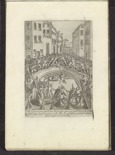 Gevecht op een brug te Venetië Scènes uit het Venetiaanse leven (título da série) Hábitos de homens e mulheres venezianas com a procissão da Ser. ma Signoria E outros detalhes, ou seja, triunfos, festas e cerimônias públicas da nobre cidade de Veneza (s de Anonymous