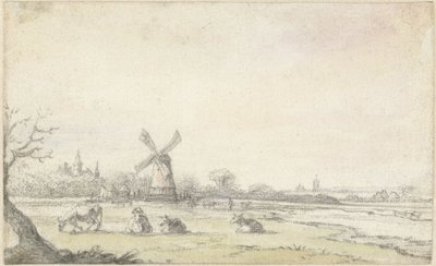 Vista de Haia de Rijswijk de Anonymous