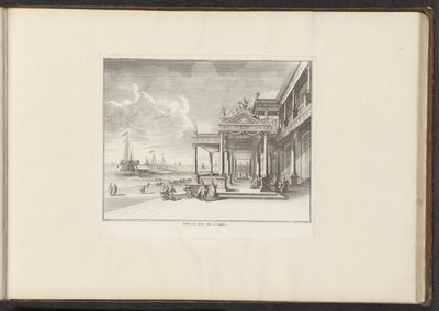 Vista do Palazzo Montalto em frente ao mar em Nápoles
Pallais de Mont Alto à Nápoles (título sobre o objecto)
Palácios e monumentos em Veneza, Livorno, Nápoles e Roma (título da série) de Anonymous