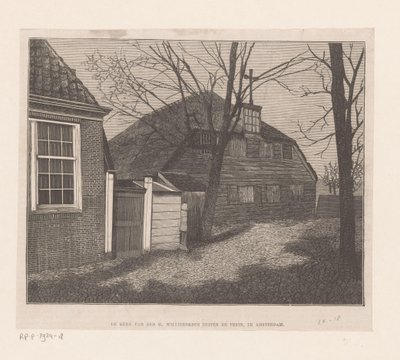 Vista da Igreja de Saint Willibrordus fora de Veste, Amsterdão
A igreja de São Willibrordus fora do Veste, Amsterdão (título sobre o objecto) de Anonymous