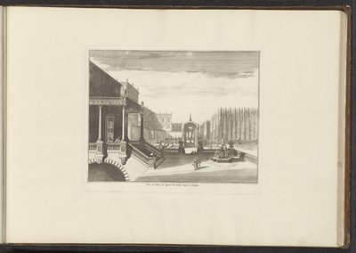 Vista do Palácio Real e dos Jardins Reais em Nápoles Veue du Bois de Cypres du Jardin Royal à Naples (título no objeto) Palácios e Monumentos em Veneza, Livorno, Nápoles e Roma (título da série) de Anonymous