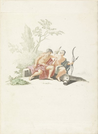 Hércules em Omphale de Anonymous
