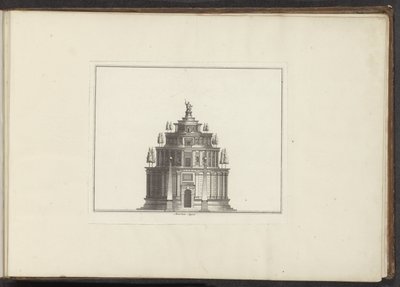 O Mausoléu de Augusto em Roma Mausoléu Augusti (título no objeto) Palácios e Monumentos em Veneza, Livorno, Nápoles e Roma (título da série) de Anonymous
