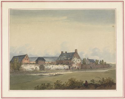 La Haye-Sainte fazendas em Mont-Saint-Jean
Sete pratos de Waterloo e arredores (título da série) de Anonymous