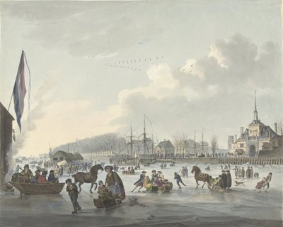 Diversão com sorvete para Roterdã, c. 1784 de Anonymous
