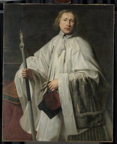 Jacobus Govaerts (b. 1635/36). Nomeado Mestre de Cerimónias e Escrivão do Capítulo de Antuérpia em 1661. de Anonymous