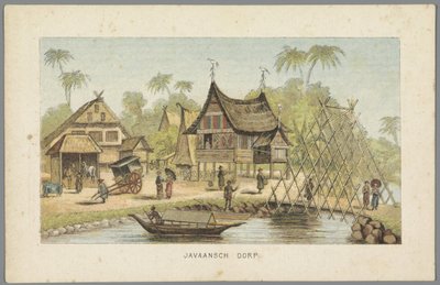 Aldeia javanesa na Feira Mundial de Amesterdão, 1883
Aldeia javanesa (título sobre o objecto)
Memória de Amesterdão em 1883 (título da série sobre o objecto) de Anonymous