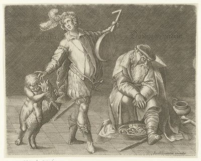 Juventude e velhice
Jonckheyt aensiet / Grief of old age (título sobre o objecto) de Anonymous