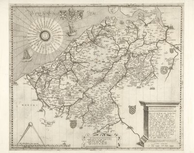 Mapa da Flandres
Exactissima Flandriae Descriptio (título sobre o objecto) de Anonymous