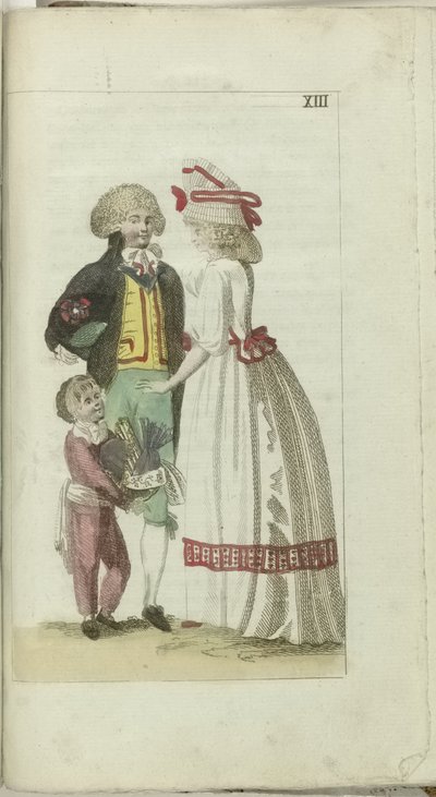 Gabinete de Moda e Gosto 1791, pl. XIII de Anonymous