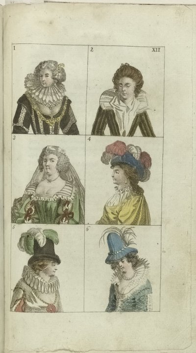 Armário da moda e do gosto 1791, pl. XII de Anonymous