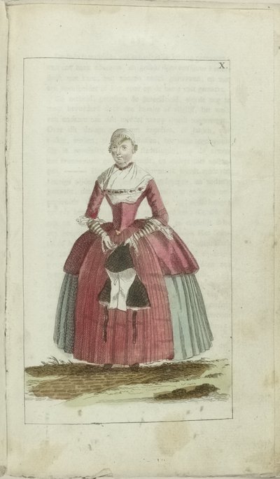 Gabinete de Moda e Gosto 1791, pl. X de Anonymous