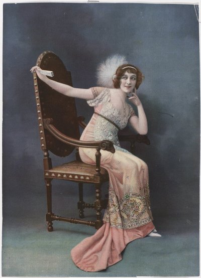 Les Modes, 1911 : Vestido de noite (...) de Anonymous