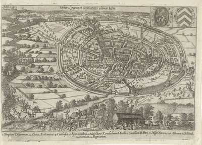 Nível tomado e abandonado pelo exército do Estado, 1595
Urbis Liranae et captivitatis ultimae Icon (título sobre o objecto) de Anonymous