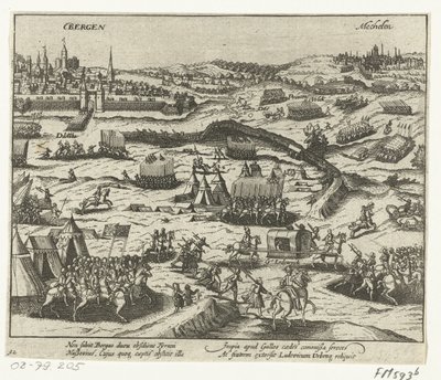 Luís de Nassau deixa Bergen, 1572 de Anonymous
