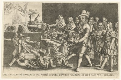 Maurice separa o trigo do joio, 1618 de Anonymous